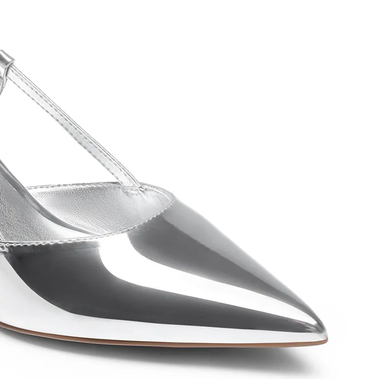 Women’s Streamlined Kitten Heel Slingback Sandals