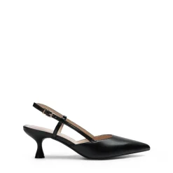 Women’s Streamlined Kitten Heel Slingback Sandals