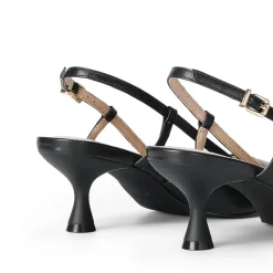 Women’s Streamlined Kitten Heel Slingback Sandals