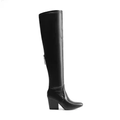 Women’s Stretch-Fit Pointed-Toe Block Heel Boots