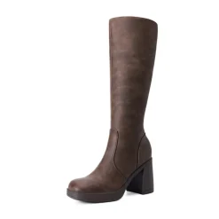 Women’s Stretchy Knee-High Platform Boots