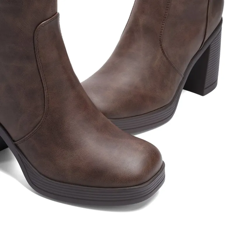 Women’s Stretchy Knee-High Platform Boots