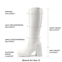 Women’s Stretchy Knee-High Platform Boots