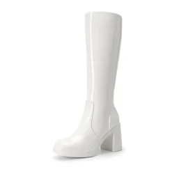Women’s Stretchy Knee-High Platform Boots
