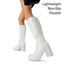 Women’s Stretchy Knee-High Platform Boots