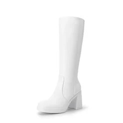 Women’s Stretchy Knee-High Platform Boots