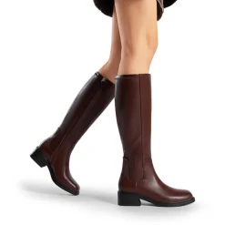 Women’s Stretchy Square-Toe Knee-High Boots