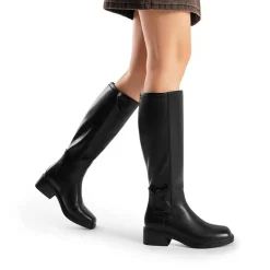 Women’s Stretchy Square-Toe Knee-High Boots