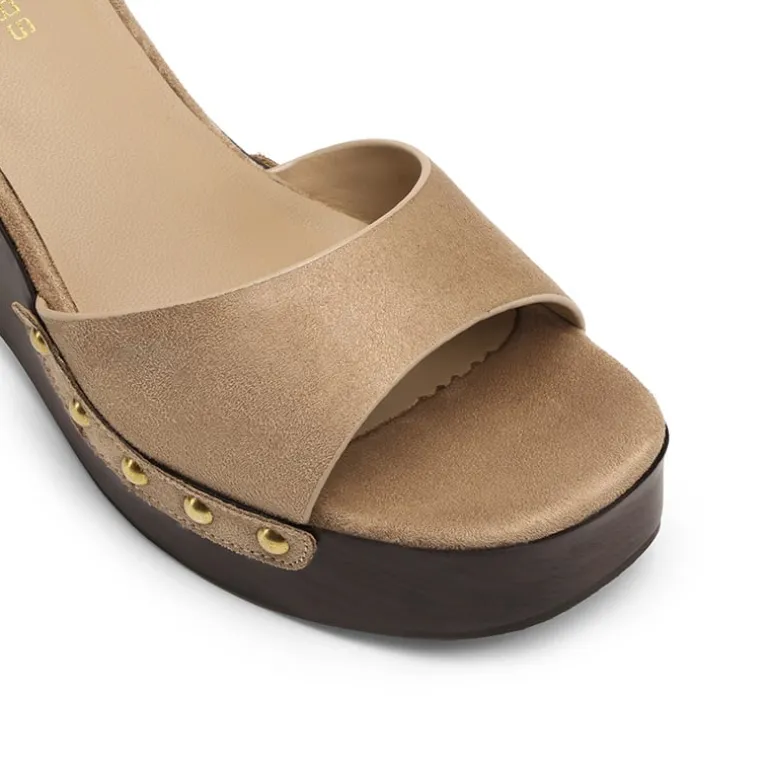 Women’s Studded Square-Toe Boho Wedge Sandals