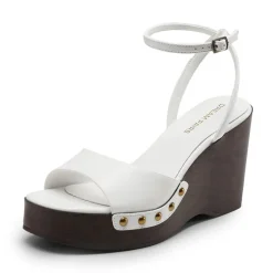 Women’s Studded Square-Toe Boho Wedge Sandals