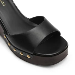 Women’s Studded Square-Toe Boho Wedge Sandals