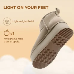 Women’s Suede Faux Fur Warm Winter Snow Boots