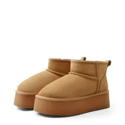 Women’s Suede Faux Fur Warm Winter Snow Boots