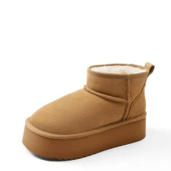 Women’s Suede Faux Fur Warm Winter Snow Boots