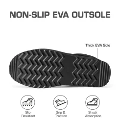 Women’s Suede Wide Toe Platform Slip-On Slippers