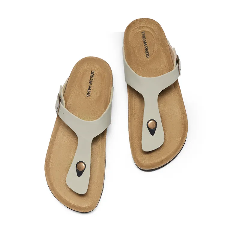 Women's Supportive Cork Flip Flops
