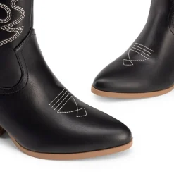 Women’s Vegan Leather Cowgirl Ankle Boots