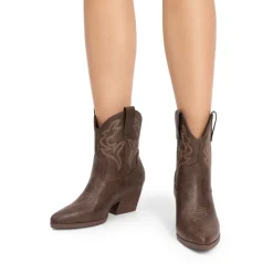Women’s Vegan Leather Cowgirl Ankle Boots