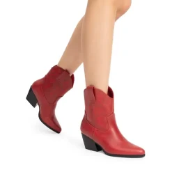 Women’s Vegan Leather Cowgirl Ankle Boots