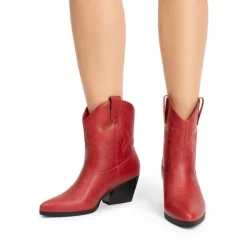 Women’s Vegan Leather Cowgirl Ankle Boots