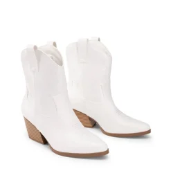 Women’s Vegan Leather Cowgirl Ankle Boots