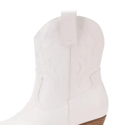 Women’s Vegan Leather Cowgirl Ankle Boots