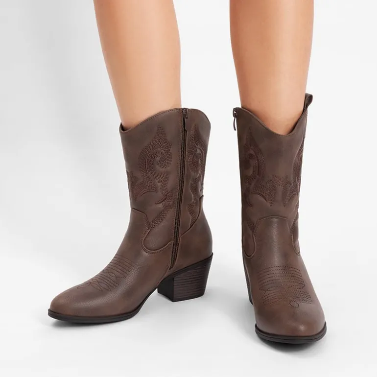 Women's Vintage Western Cowboy Boots