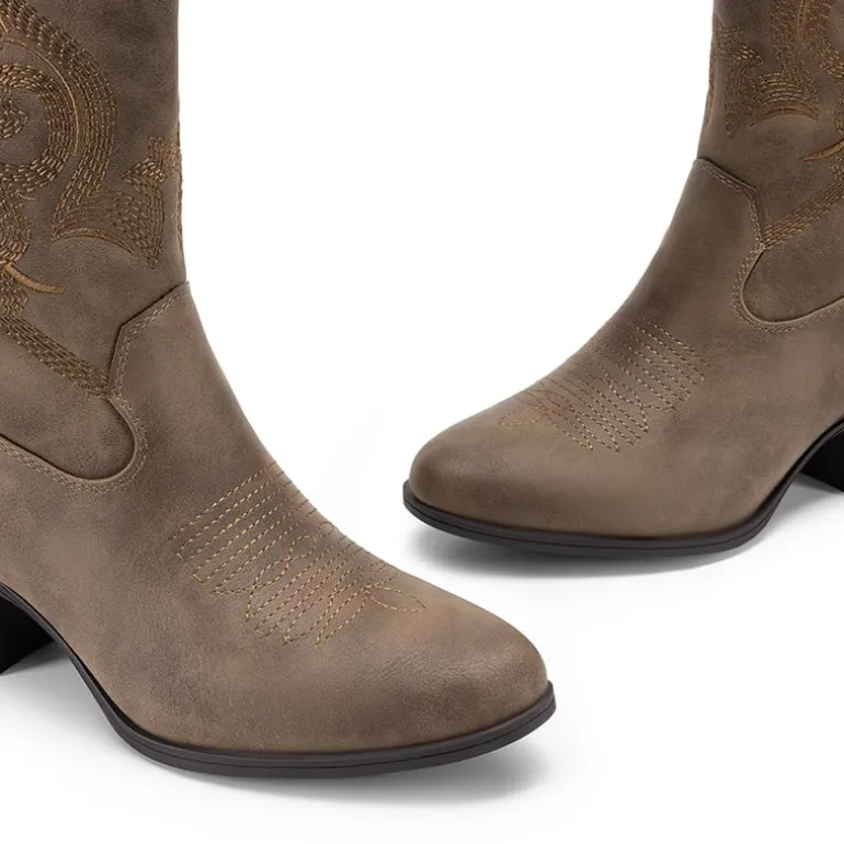 Women's Vintage Western Cowboy Boots