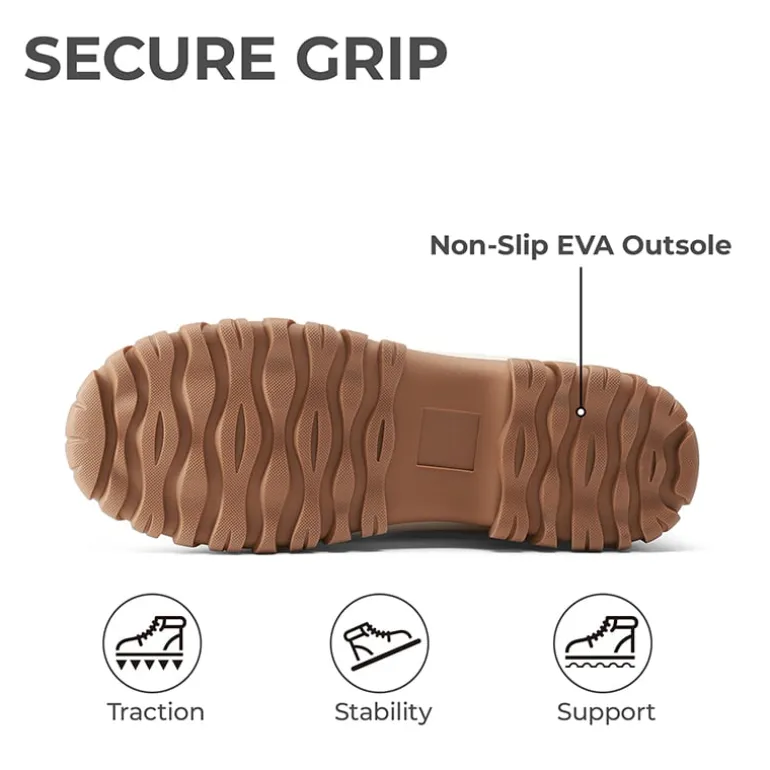 Women’s Waterproof Faux Wool Winter Boots