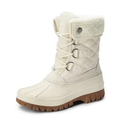 Women’s Waterproof Faux Wool Winter Boots