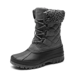 Women’s Waterproof Faux Wool Winter Boots