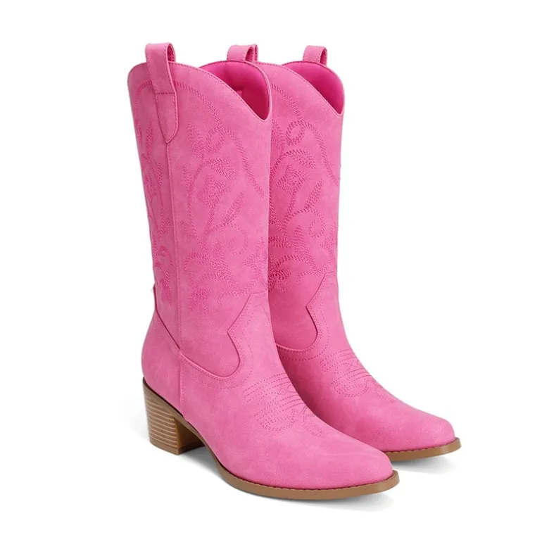Women's Western Embroidered Cowboy Boots