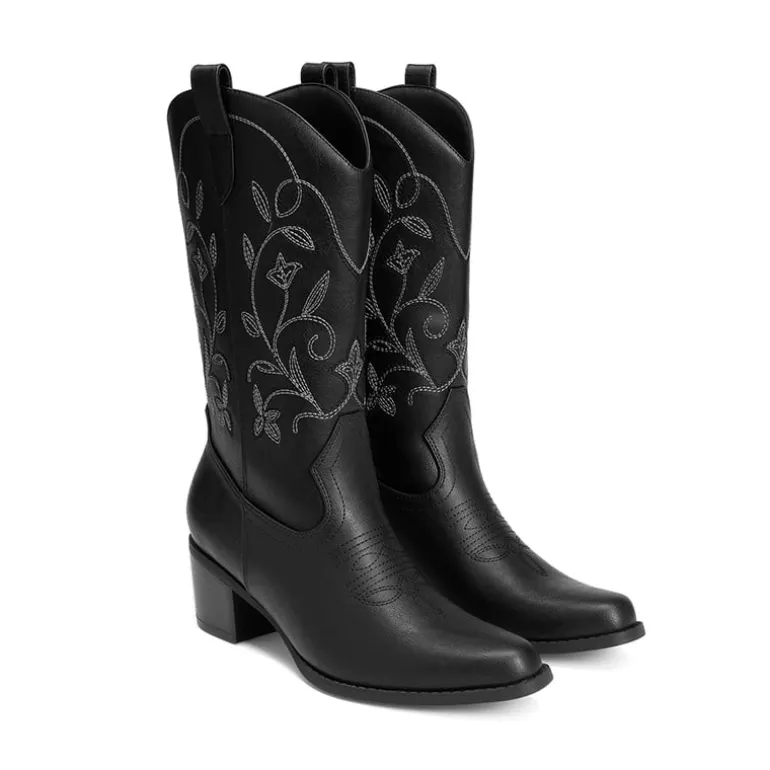 Women's Western Embroidered Cowboy Boots