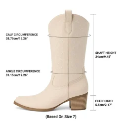 Women's Western Embroidered Cowboy Boots