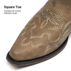 Women's Western Style Embroidered Cowboy Boots