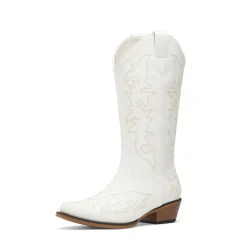 Women's Western Style Embroidered Cowboy Boots