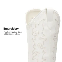 Women's Western Style Embroidered Cowboy Boots