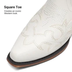 Women's Western Style Embroidered Cowboy Boots