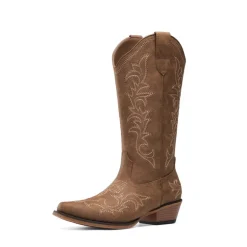 Women's Western Style Embroidered Cowboy Boots