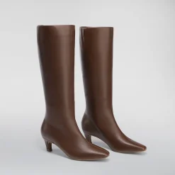 Women’s Wide-Calf Square-Toe Knee-High Boots
