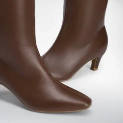 Women’s Wide-Calf Square-Toe Knee-High Boots