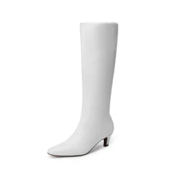 Women’s Wide-Calf Square-Toe Knee-High Boots