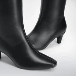 Women’s Wide-Calf Square-Toe Knee-High Boots