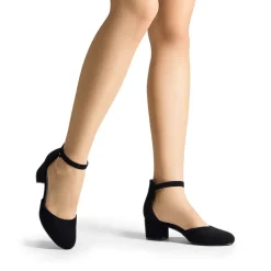 Women's Wide Fit D'Orsay Block Heel Pumps