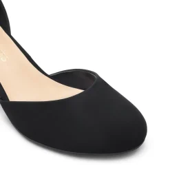 Women's Wide Fit D'Orsay Block Heel Pumps