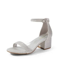 Women’s Wide-Toe Adjustable Buckle Low-Heel Sandals