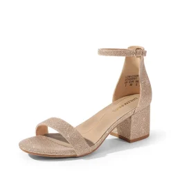 Women’s Wide-Toe Adjustable Buckle Low-Heel Sandals