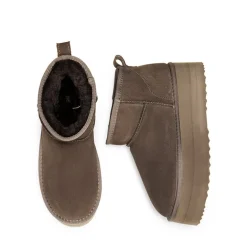 Women’s Wide Toe Platform Mini Snow Boots