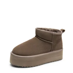 Women’s Wide Toe Platform Mini Snow Boots