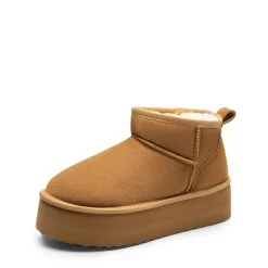 Women’s Wide Toe Platform Mini Snow Boots
